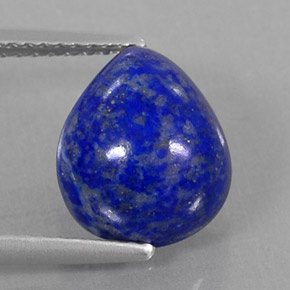 4.74カラットの天然ロイヤルブルーラピスラズリ（11.1×9.2 mm・洋梨の形）
