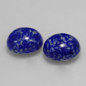 カラットの天然ロイヤルブルーラピスラズリ（8.9×7 mm・オーバルカット）