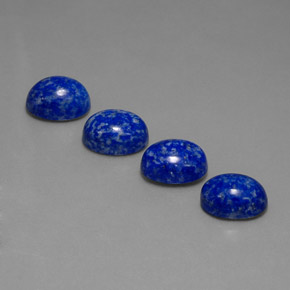 カラットの天然ロイヤルブルーラピスラズリ（9.1×7.2 mm・オーバルカット）