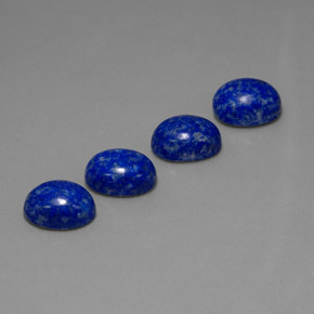 カラットの天然ロイヤルブルーラピスラズリ（9×7.1 mm・オーバルカット）