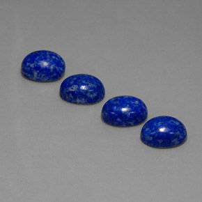 カラットの天然ロイヤルブルーラピスラズリ（9×7.1 mm・オーバルカット）