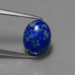 2.30カラットの天然ロイヤルブルーラピスラズリ（9.2×7.2 mm・オーバルカット）