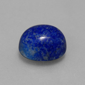 3.87カラットの天然ロイヤルブルーラピスラズリ（10.1×8.1 mm・オーバルカット）