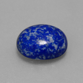 3.97カラットの天然ロイヤルブルーラピスラズリ（11.2×9.1 mm・オーバルカット）