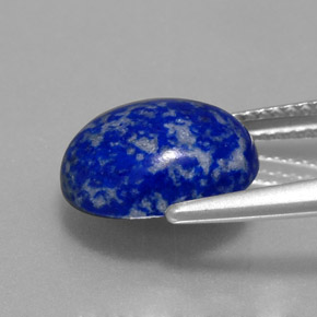 3.97カラットの天然ロイヤルブルーラピスラズリ（11.2×9.1 mm・オーバルカット）