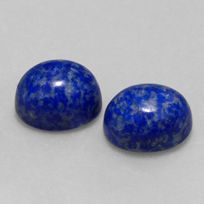 カラットの天然ロイヤルブルーラピスラズリ（10×8.1 mm・オーバルカット）