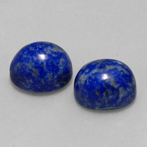カラットの天然ロイヤルブルーラピスラズリ（9.9×8.2 mm・オーバルカット）