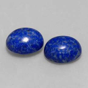 カラットの天然ロイヤルブルーラピスラズリ（11×8.8 mm・オーバルカット）