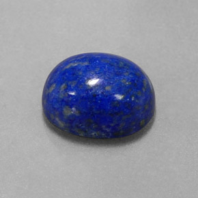3.73カラットの天然ロイヤルブルーラピスラズリ（10×8 mm・オーバルカット）