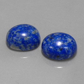 カラットの天然ロイヤルブルーラピスラズリ（10.3×8.2 mm・オーバルカット）