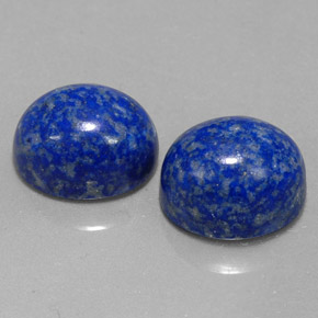 カラットの天然ロイヤルブルーラピスラズリ（11.1×9.1 mm・オーバルカット）