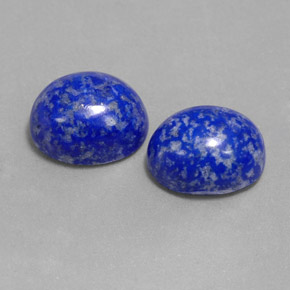 カラットの天然ロイヤルブルーラピスラズリ（9.8×8 mm・オーバルカット）