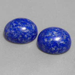 カラットの天然ロイヤルブルーラピスラズリ（11.1×9.1 mm・オーバルカット）