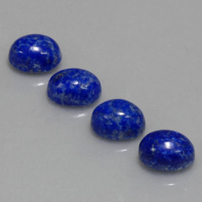 カラットの天然ロイヤルブルーラピスラズリ（8.1×6.1 mm・オーバルカット）