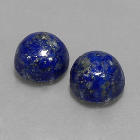 カラットの天然ロイヤルブルーラピスラズリ（8.24 mm・ラウンドカット）