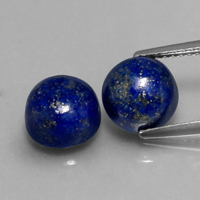 カラットの天然ロイヤルブルーラピスラズリ（8.22 mm・ラウンドカット）