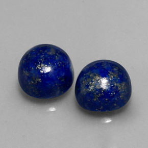カラットの天然ロイヤルブルーラピスラズリ（8.22 mm・ラウンドカット）