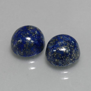 カラットの天然ロイヤルブルーラピスラズリ（7.98 mm・ラウンドカット）
