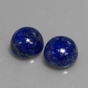 カラットの天然ロイヤルブルーラピスラズリ（8.22 mm・ラウンドカット）
