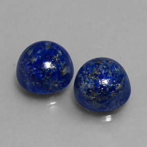 カラットの天然ロイヤルブルーラピスラズリ（8.22 mm・ラウンドカット）