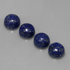 カラットの天然ロイヤルブルーラピスラズリ（8.13 mm・ラウンドカット）