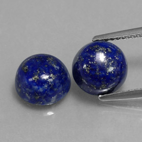 カラットの天然ロイヤルブルーラピスラズリ（8.20 mm・ラウンドカット）