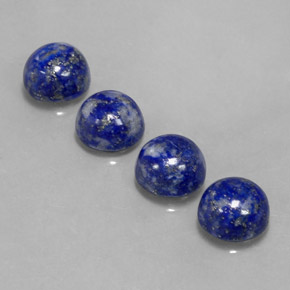 カラットの天然ロイヤルブルーラピスラズリ（8.22 mm・ラウンドカット）