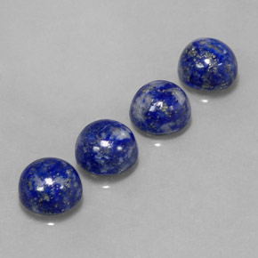 カラットの天然ロイヤルブルーラピスラズリ（8.22 mm・ラウンドカット）