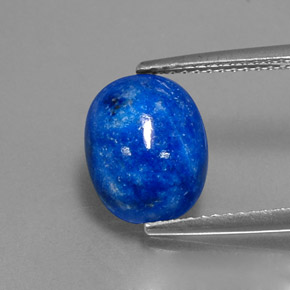 3.62カラットの天然ロイヤルブルーラピスラズリ（10.9×8.5 mm・オーバルカット）