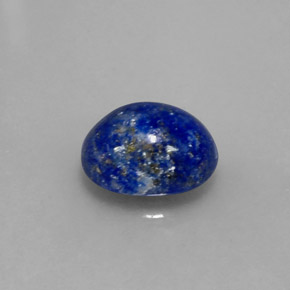 3.38カラットの天然ロイヤルブルーラピスラズリ（10.4×8.5 mm・オーバルカット）