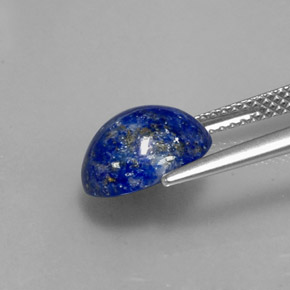 3.38カラットの天然ロイヤルブルーラピスラズリ（10.4×8.5 mm・オーバルカット）