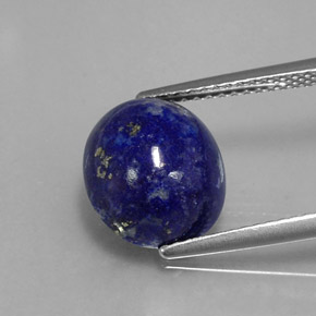 4.56カラットの天然ロイヤルブルーラピスラズリ（11.2×9.7 mm・オーバルカット）