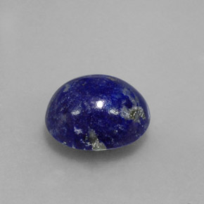 4.56カラットの天然ロイヤルブルーラピスラズリ（11.2×9.7 mm・オーバルカット）