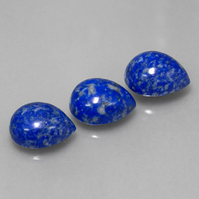 カラットの天然ロイヤルブルーラピスラズリ（10.1×8.2 mm・洋梨の形）