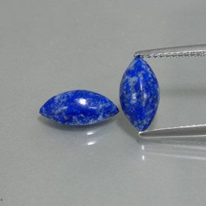 カラットの天然ロイヤルブルーラピスラズリ（11.2×5.6 mm・マーキス）