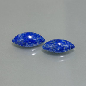 カラットの天然ロイヤルブルーラピスラズリ（11.2×5.6 mm・マーキス）