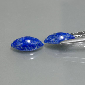 カラットの天然ロイヤルブルーラピスラズリ（11.2×5.6 mm・マーキス）