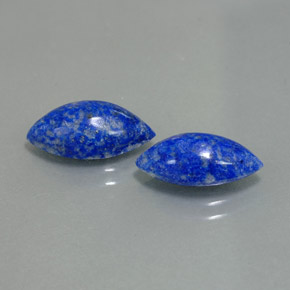 カラットの天然ロイヤルブルーラピスラズリ（13.6×7.1 mm・マーキス）