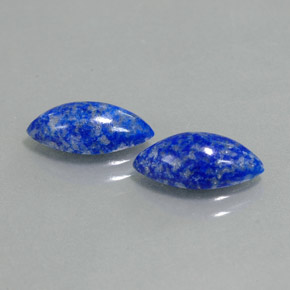 カラットの天然ロイヤルブルーラピスラズリ（11.9×6 mm・マーキス）