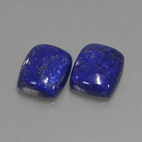 8.25カラットの天然ダークブルーラピスラズリ（11.1×9 mm・クッションカット）