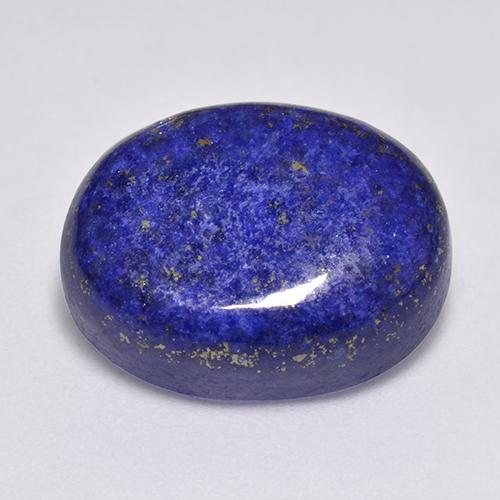 14.45カラットの天然濃いネイビーブルーラピスラズリ（16.8×12.7 mm・オーバルカット）