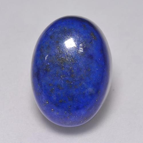 9.80カラットの天然明るいブルーラピスラズリ（14.3×10.4 mm・オーバルカット）