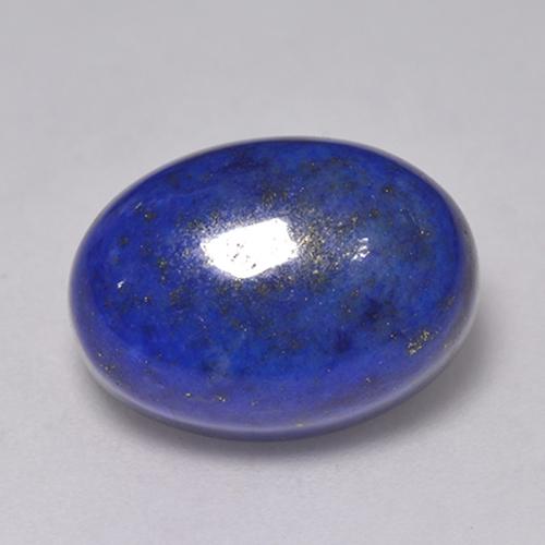 9.80カラットの天然明るいブルーラピスラズリ（14.3×10.4 mm・オーバルカット）
