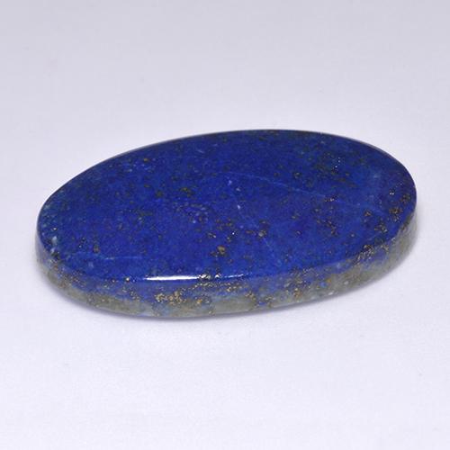 39.54カラットの天然濃いネイビーブルーラピスラズリ（32.9×19.7 mm・オーバルカット）