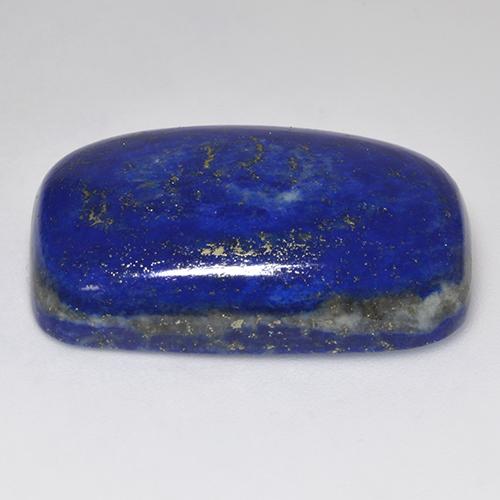 50.14カラットの天然ダークブルーラピスラズリ（30.3×20.1 mm・クッションカット）