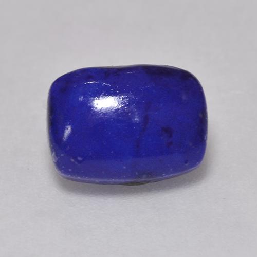 1.47カラットの天然濃いネイビーブルーラピスラズリ（8.2×6.1 mm・クッションカット）