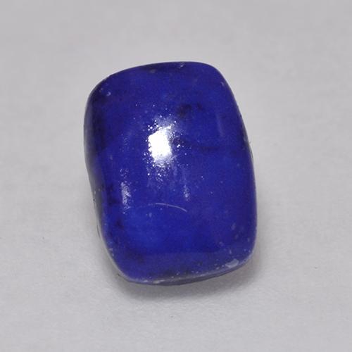 1.47カラットの天然濃いネイビーブルーラピスラズリ（8.2×6.1 mm・クッションカット）