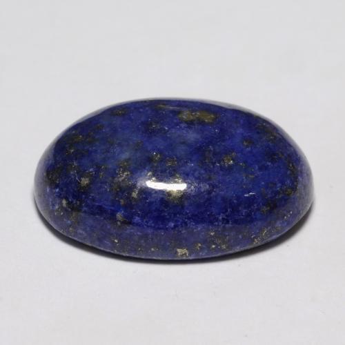 11.63カラットの天然とても濃い青ラピスラズリ（17.3×12.1 mm・オーバルカット）