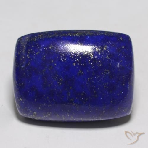 22.43カラットのクッションラピスラズリ、20.1 x 15.2mm アフガニスタン産, Photo A