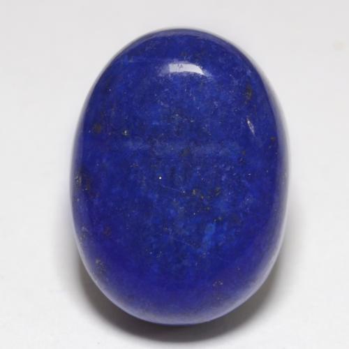 13.51カラットの天然濃いネイビーブルーラピスラズリ（16.6×12.3 mm・オーバルカット）